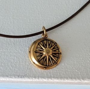 Upcycled Alex and Ani Cosmic Balance adjustable necklace